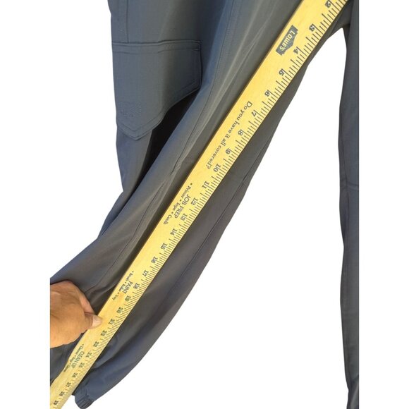 SPANX  Tan Jogger Track Pants High-Rise Elastic  Waist Size Large .Gray/Blue - Picture 10 of 16